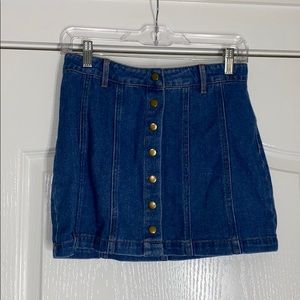 jean skirt